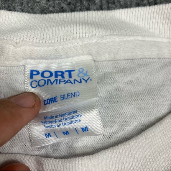 Vintage 90s South Dakota State University Medium T-shirt Port Company Y2K white - Picture 6 of 9